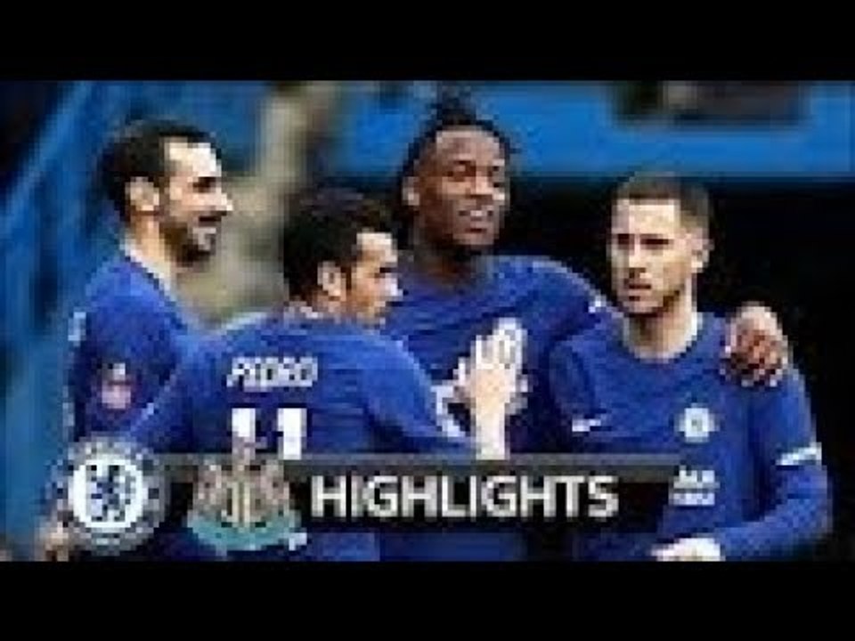 Chelsea vs Newcastle 3-0 ● All Goals & Extended Highlights   28/01/2018 HD