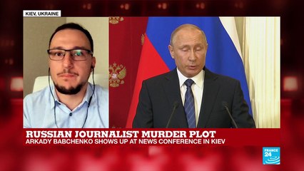Russian journalist murder plot: "This is a message Kremlin is trying to send"