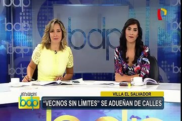 Villa el Salvador: vecinos invaden veredas con escaleras y cocheras