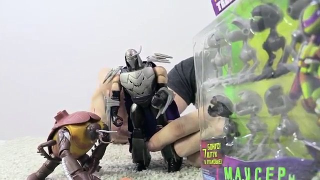 Черепашки Ниндзя и папа Роб vs. Маусеры и Шредер! Спасти Леонардо! Игры для детей