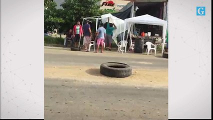 Fim de bloqueio de caminhoes na br 259 em.colatina