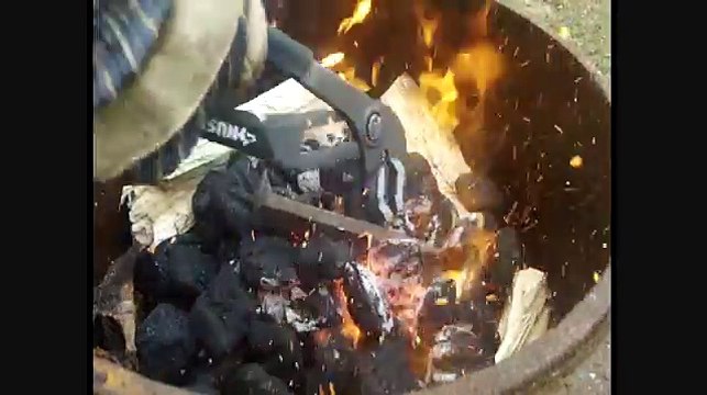 Forging a Railroad Spike Bottle Opener