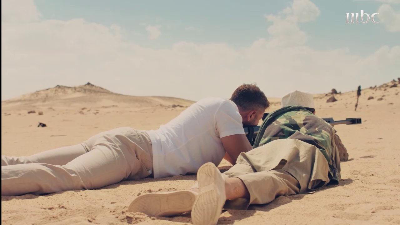 أبو عمر المصري- الحلقة 14- عمر يتدرب على إطلاق...