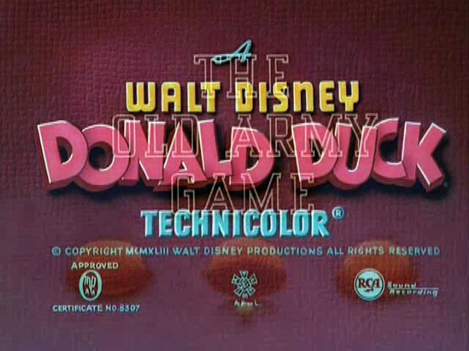 Donald Duck - The Old Army Game  (1943)