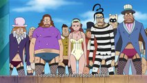 Luffy and Buggy funny moments - Buggy and prisoners realize that they are going to Marineford ! #508