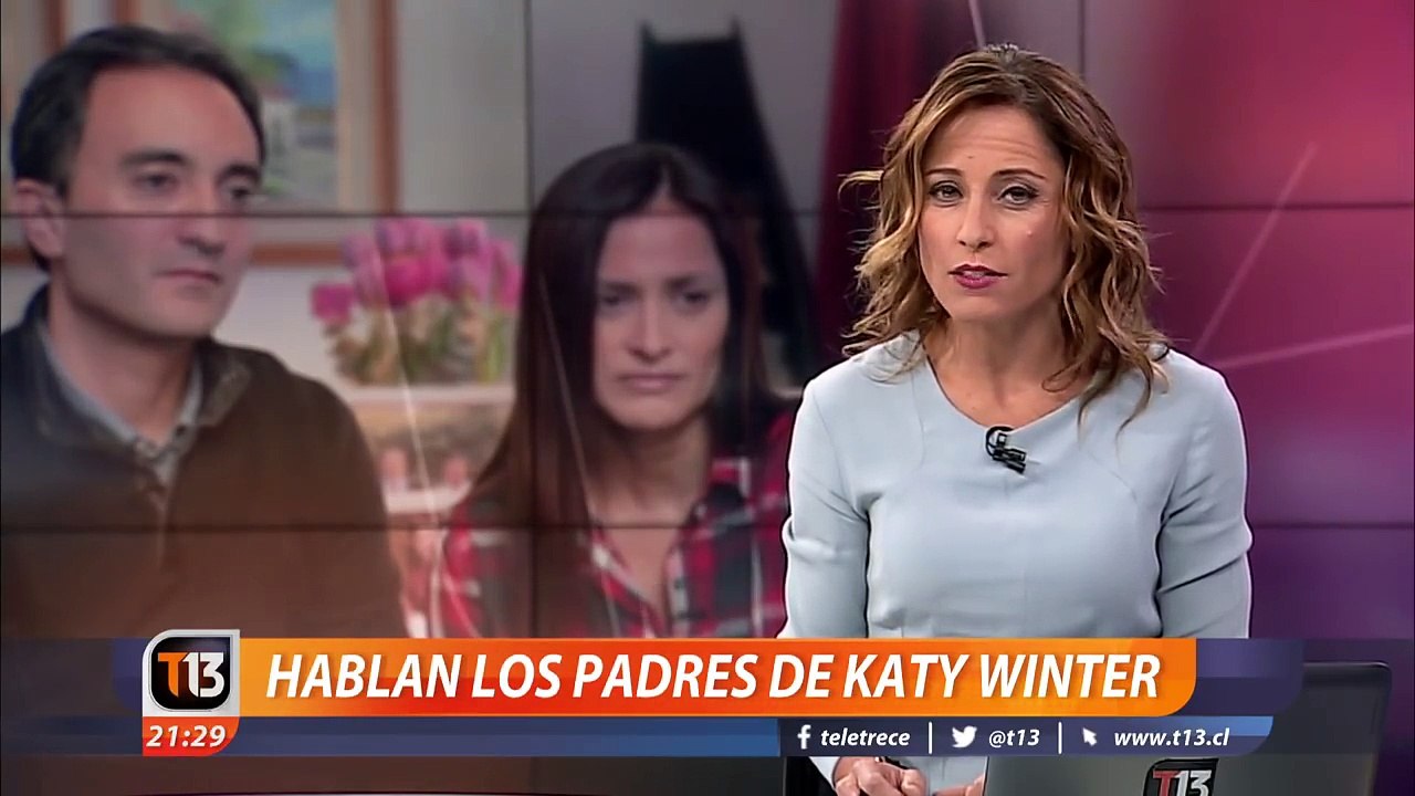Hablan los padres de Katy Winter