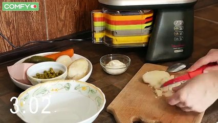 Moulinex DJ905832 – мультирезка, которая за 1 минуту приготовит салат Оливье - Обзор от Comfy.ua