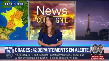 Orages: 42 départements en alerte orange (2/2)