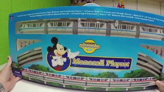 Toy Train Monorail Playset & Big Surprise Egg Toys with Superheroes & Hot Wheels Toy Cars Unboxing