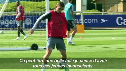 Mondial-2018: conférence de presse des Bleus à Clairefontaine