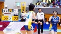 岡山 宮下遥 Haruka Miyashita vs PFU 3rd SET 2017.11.05