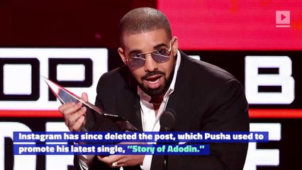 Pusha T Posts Photo of Drake in Blackface Amidst Ongoing Beef