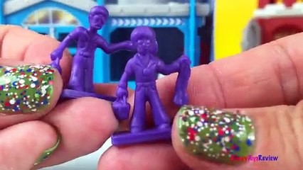 Matchbox Car Wash Playset with limousine diecast car - Shark Pier and Bank Alarm