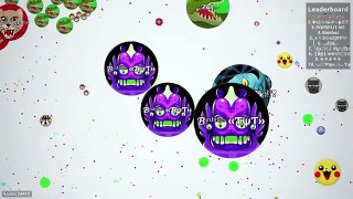 Agar.io - AFK LINE-JUMBO SPLIT - Best TRICK Moments