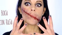Tutorial maquillaje corte sin boca Makeup FX #72 | Silvia Quiros