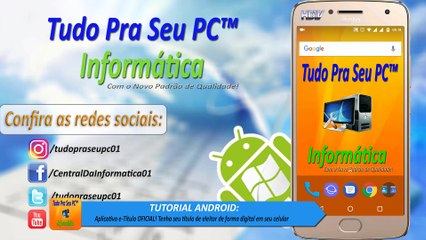 TUTORIAL ANDROID - Aplicativo e-Título OFICIAL! Tenha seu título de eleitor de forma digital em seu celular