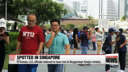 N. Korea, U.S. officials holding second round of working-level talks in Singapore