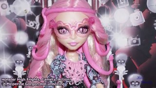 Monster High Viperine Gorgon Monstros, Câmera, Ação unboxing