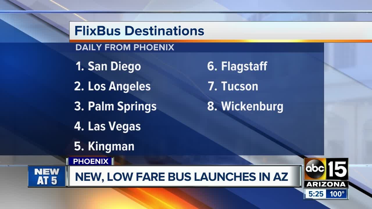 FlixBus to launch in Arizona
