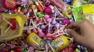 New Lollipops Party in My Tummy Learn Colors with A lot of Candy & Surprise Eggs