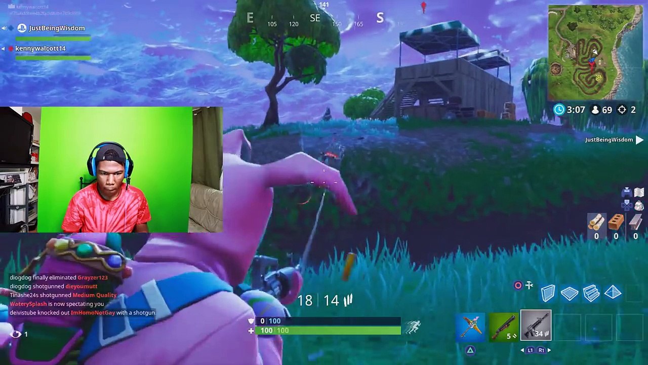 9 YEAR OLD BROTHER RIDING SHOPPING CART In FORTNITE (INSANE)