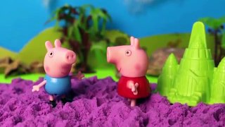 Videos de Peppa Pig George na areia movediça assustadora Familia Peppa Portugues Episodios Completos