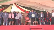 UHURU KENYATTA TOUGH SPEECH TODAY AT JACARANDA GROUNDS DURING ISSUANCE OF 50,000 TITLE DEEDS