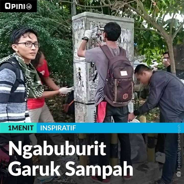 #1MENIT | Ngabuburit Garuk Sampah
