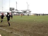 Echauffement All Blacks Dubai Rugby Sevens