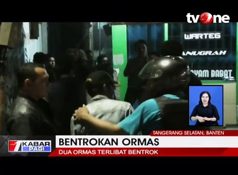 Rebutan Lahan Parkir, Dua Ormas Bentrok