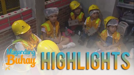 Magandang Buhay: Xia, Jordan, Mela, Carlo, Uno Bibo and Jayden, tries to be a construction worker