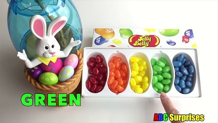 Learn Colors & Spelling With Gator Dispenser Toy & Jelly Belly Candy For Kids & Toddlers