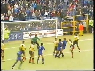 Oldham Athletic - Watford 10-11-1990 Division Two
