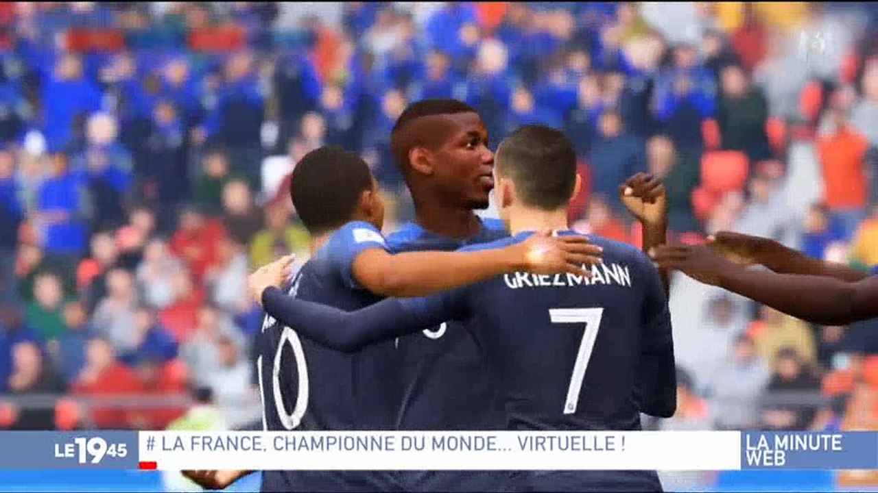 La France va t-elle remporter la coupe du monde en Russie ? C'est ce que croit savoir le jeu Fifa - Regardez