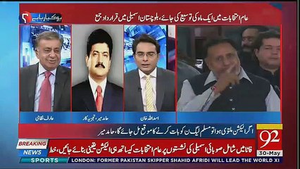 Intense Advise of Hamid Mir to Political Party Before Election 2018