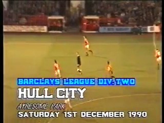 Middlesbrough - Hull City 01-12-1990 Division Two