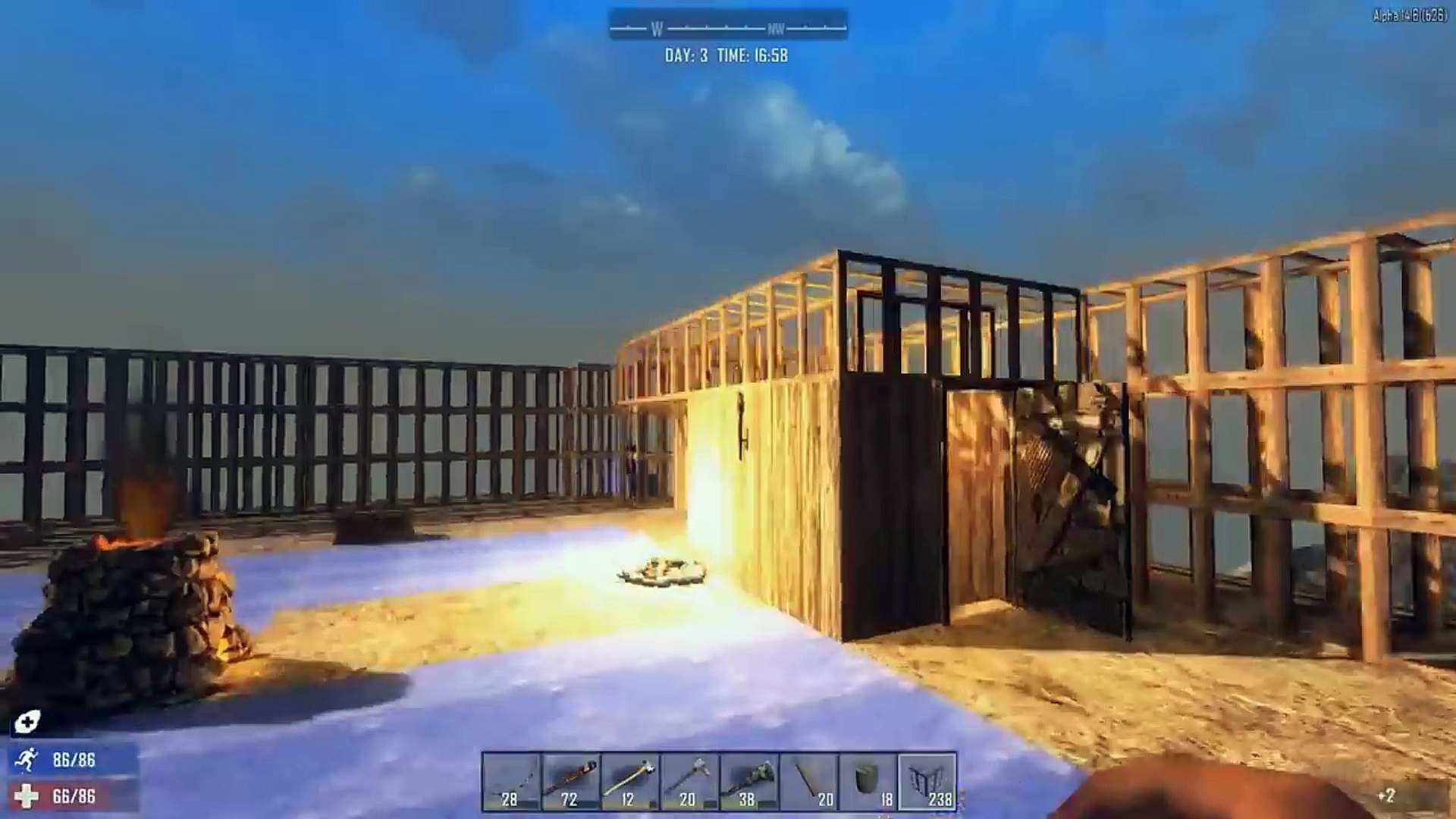 7 Days to Die Base Tutorial | Build the best base in the game | Early Game  Base Tutorial - Alpha 14 - Vidéo Dailymotion