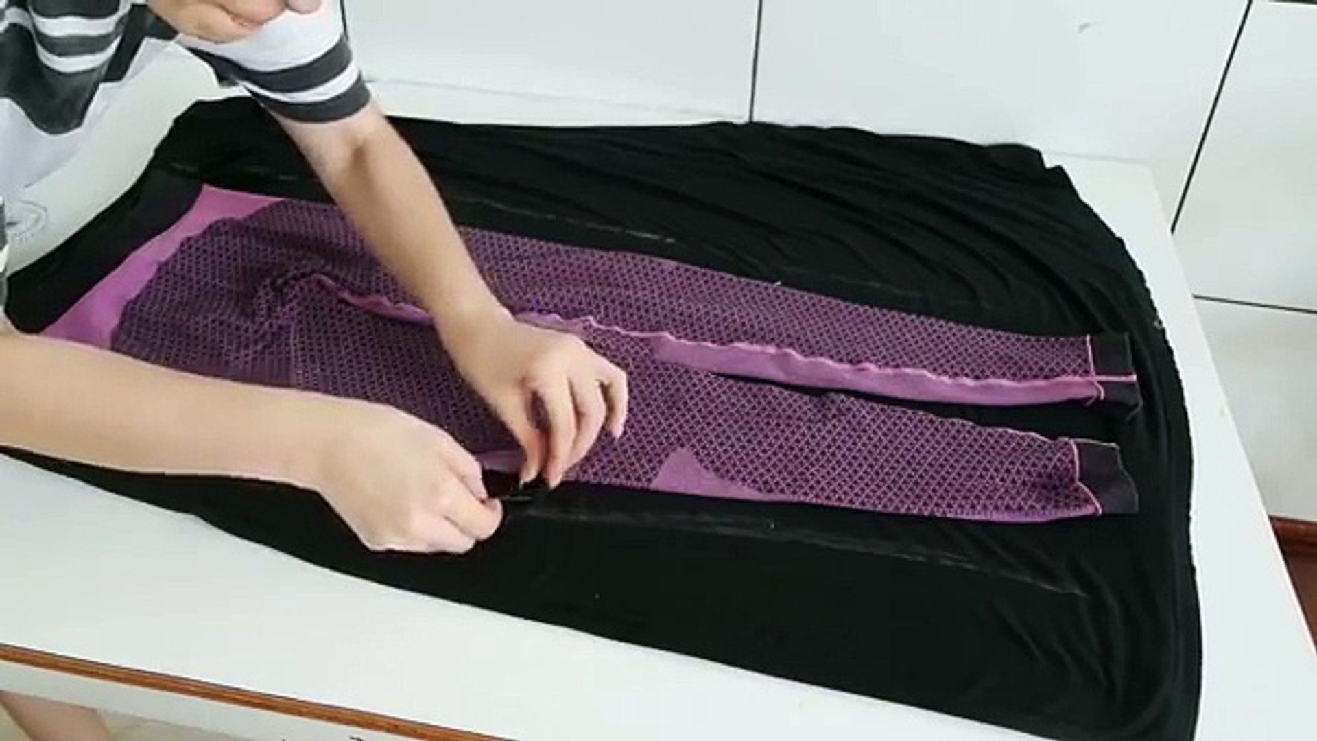 Como transformar saia longa em conjunto de saia lapis e top cropped  #lookdasgringa - video Dailymotion