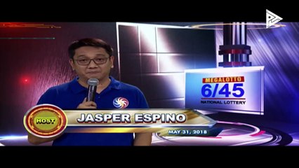 PCSO 4 PM Lotto Draw, May 31, 2018