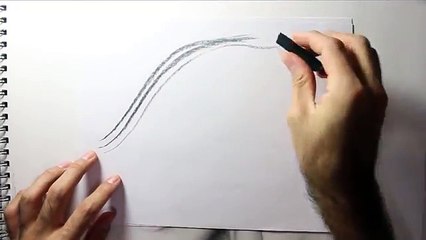 Como dibujar cabello realista a lapiz y carboncillo - Paso a paso - Dibujados