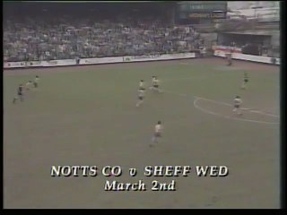 Notts County - Sheffield Wednesday 02-03-1991 Division Two