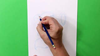 Cómo dibujar a Lanzaguisantes (Plants vs Zombies) - How to draw Peashooter