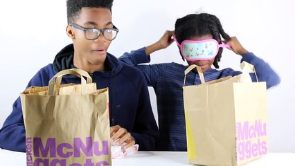 DÉGUSTATION À L' AVEUGLE - DEVINEZ LE NOM DU HAMBURGER #sakinafamily