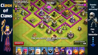 Clash of Clans - Farming Strategy for Fast and Easy LOOT! *Super Queen HogBarch*