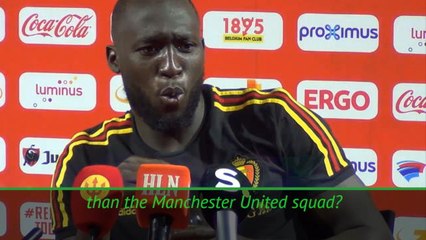 Lukaku, who's better, Man United or Belgium?