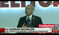 Kılıçdaroğlu: Namuslu siyaset sözü veriyorum