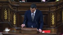 Sánchez despatxa la qüestió de Catalunya dedicant-hi tan sols dos segons del seu discurs de la moció