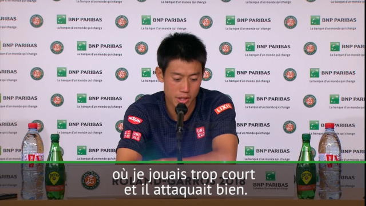Roland-Garros - Nishikori : "Paire joue différemment des autres joueurs"