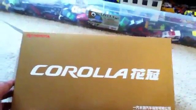 E120 toyota corolla by paudi model unboxing