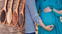Seeds healthy during Pregnancy: गर्भावस्‍था के समय ये बीज खाने से Control रहता है Fat | Boldsky